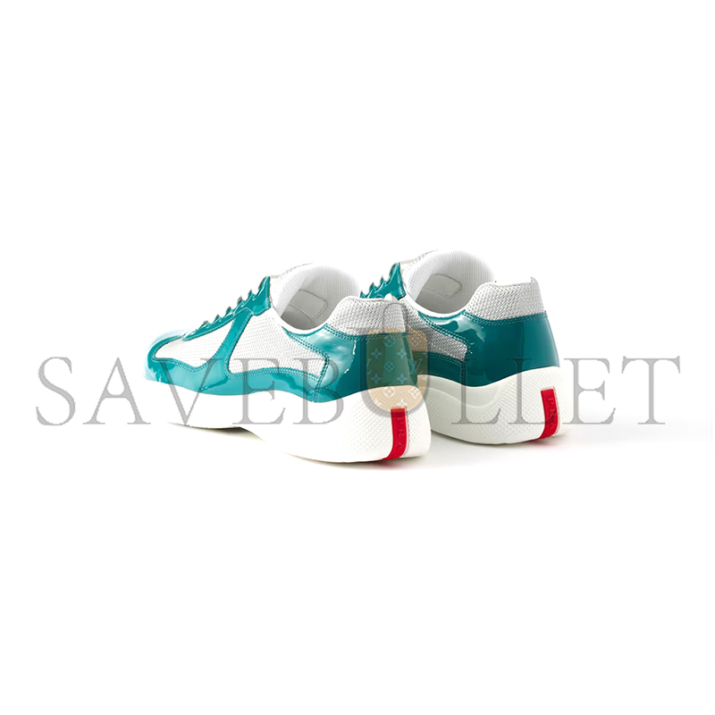 Pra*a patent leather and technical fabric Pra*a america